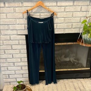 No Boundaries Teal Jumpsuit Intimates & Sleepwear